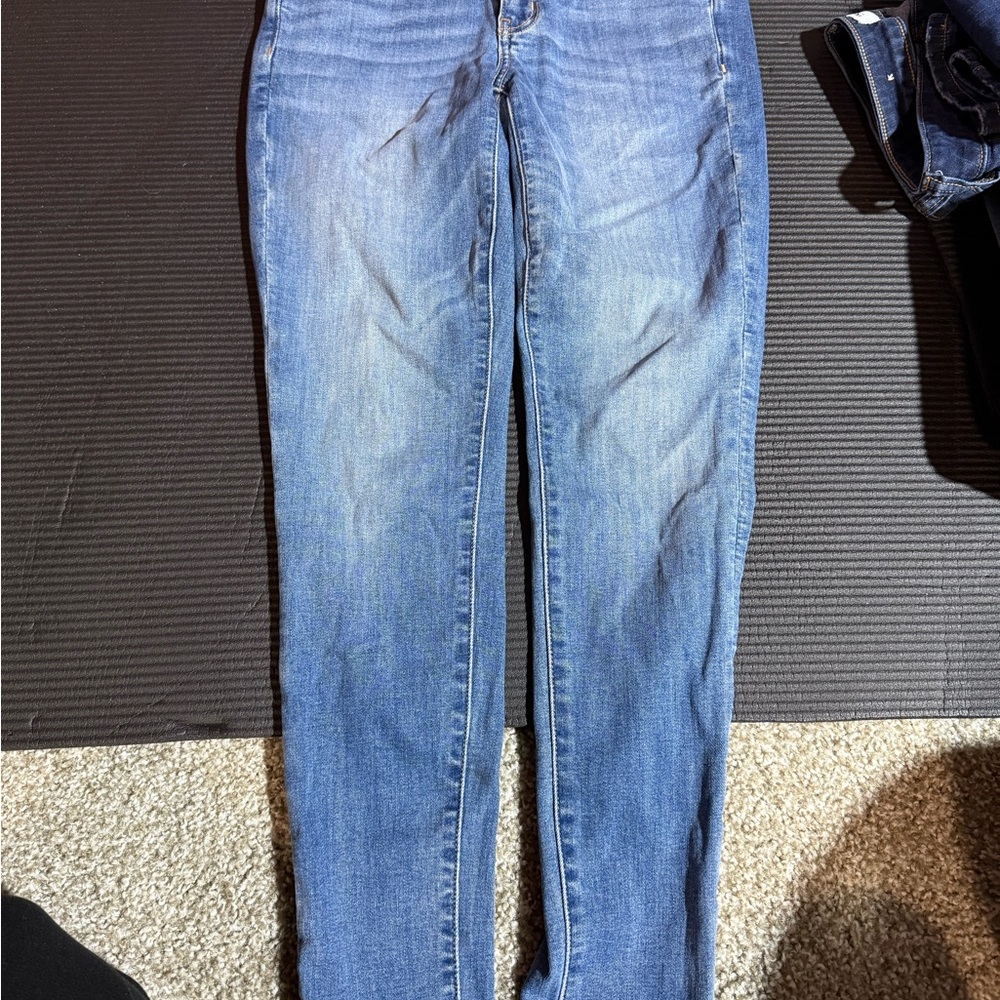 American Eagle Outfitters Women's Straight Leg Blue Jeans